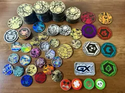 Pokemon TCG Coin Lot - LOT OF 110+ Pokemon Coins - Image 1