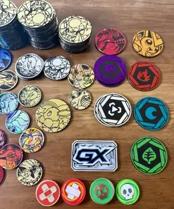 Pokemon TCG Coin Lot - LOT OF 110+ Pokemon Coins - Image 3