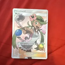 Pokemon Mallow Full Art Holo Ultra Rare 145/145 SM Guardians Rising Trainer - Image 1