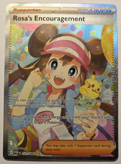 Rosa’s Encouragement SIR 123/088 Pokemon Mega Evolution Perfect Order EN English - Image 1