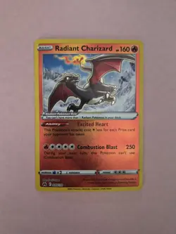 Radiant Charizard 020/159 Crown Zenith Radiant Rare Holo Pokemon - Image 1