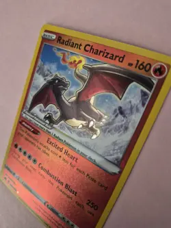 Radiant Charizard 020/159 Crown Zenith Radiant Rare Holo Pokemon - Image 4
