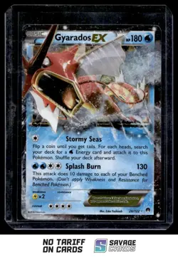 2016 Pokemon XY - BREAKpoint Holo Gyarados-EX #26/122 - Image 1