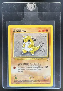 2000 Pokemon Set 2 Sandshrew #91/130 - Image 1