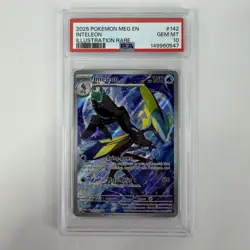 PSA 10 Pokemon Mega Evolutions Inteleon Illustration Rare 142/132 - Image 1