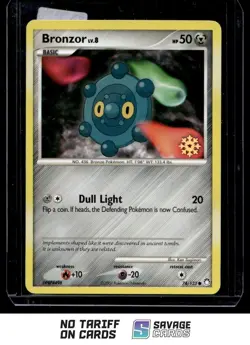 2007 Pokemon Diamond & Pearl - Mysterious Treasures CNTDWN Snow Flake Bronzor - Image 1