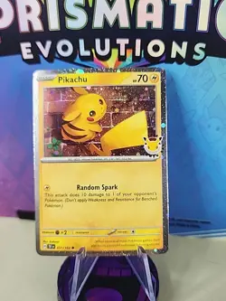 Pikachu 51/162 Stamped 2026 Pokemon Day 30th Anniversary Promo TCG - Image 2