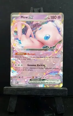 Pokemon TCG Scarlet and Violet 151 Mew ex 151/165 Double Rare Holo EN - Image 1