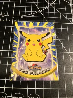 TOPPS - POKEMON - #25 PIKACHU - 1999 TV ANIMATION EDITION - M-NM - Image 1
