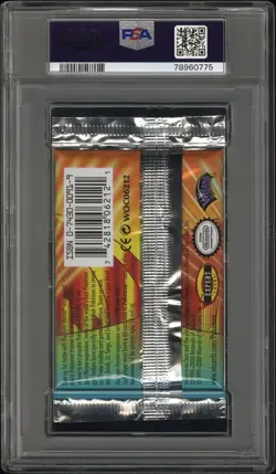 2000 Pokemon Gym Heroes Erika Sealed Booster Pack PSA 8 NM MT - Image 2
