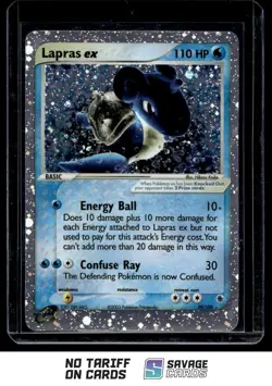 2003 Pokemon EX - Ruby & Sapphire Holo Lapras ex #99/109 - Image 1