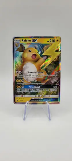 Pokemon TCG: Raichu GX 29/73 Shining Legends- Ultra Rare Full Art - NM - Image 1