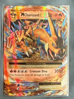 Pokemon M Charizard EX Ultra Rare Holo Mega Evolution 13/108 Evolutions HP 220 - Image 1