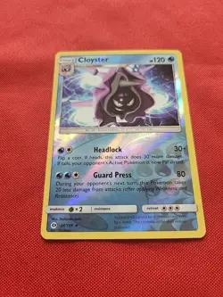 Pokemon: Cloyster #34/149 Sun & Moon Base SM 2017 Reverse Holo - LP - E1 - Image 3