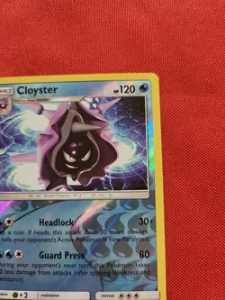 Pokemon: Cloyster #34/149 Sun & Moon Base SM 2017 Reverse Holo - LP - E1 - Image 5