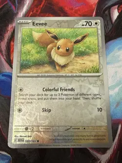 Eevee Reverse Holo - 133/165 - Scarlet & Violet 151 Pokemon TCG - NM 🔥🔥🔥 - Image 1