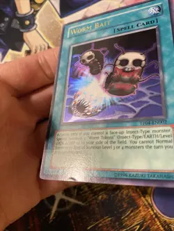 (AA) Yugioh Worm Bait Video Game Promo Ultra Rare TF04-EN002 MP - Image 5