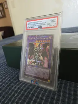Konami Yu-Gi-Oh! TCG Red-Eyes Dark Dragoon RA02-EN021 1st Ed QCSR PSA 9 - Image 2