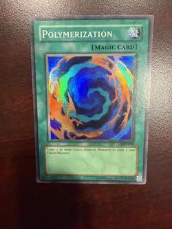 Polymerization YuGiOh! LOB-059 Super Rare Unlimited Original Print Holo Card LP - Image 3