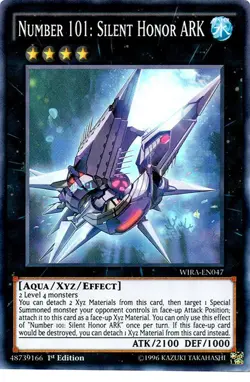 Number 101: Silent Honor ARK - WIRA-EN047 - Super Rare - 1st Edition - Lightly P - Image 1