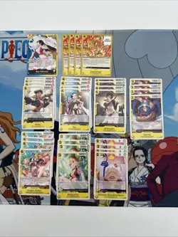 One Piece TCG - OP14 Blue/Yellow - Boa Hancock Deck - Sleeved - Image 2
