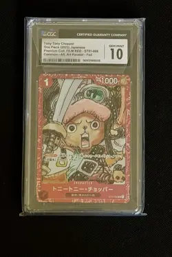 2023 One Piece JPN FILM RED Tony Tony Chopper ST01-006 Alt Art CGC GEM MINT 10 - Image 1