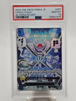 2025 One Piece Japanese "Cross Guild" Alternate Art PSA 10 - Image 1