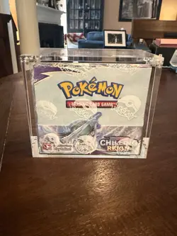 Pokemon 2021 Sword And Shield Chilling Reign Booster Box - SEALED w/Acrylic Case - Image 1