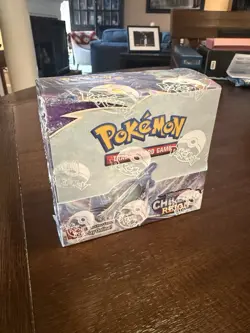 Pokemon 2021 Sword And Shield Chilling Reign Booster Box - SEALED w/Acrylic Case - Image 2
