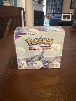 Pokemon 2021 Sword And Shield Chilling Reign Booster Box - SEALED w/Acrylic Case - Image 3