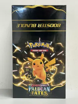 2023 Pokemon Scarlet Violet Paldean Fates Booster Bundle Display Box - Image 1