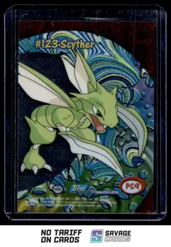 2000 Pokemon Topps TV Animation Clear Scyther #PC9 - Image 1