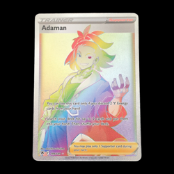 Pokemon Sword & Shield Astral Radiance Adaman Secret Rainbow Rare 199/189 - Image 1