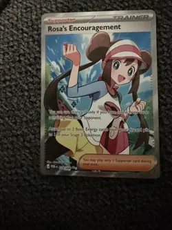 Rosa's Encouragement 114/088 Ultra Rare Pokemon Perfect Order Prerelease English - Image 1