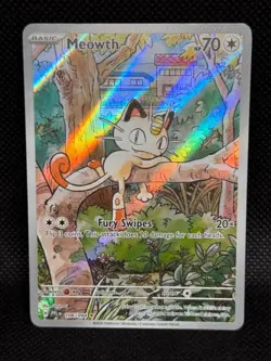 Phantasmal Flames Pokemon TCG Meowth 106/094 Near Mint - Image 1