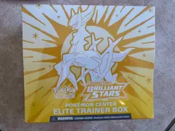 Pokemon Sword & Shield Brilliant Stars Pokemon Center Elite Trainer Box Sealed 820650850066 - Image 1