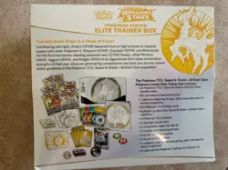 Pokemon Sword & Shield Brilliant Stars Pokemon Center Elite Trainer Box Sealed 820650850066 - Image 2