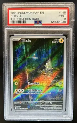 2023 Pokemon SV Paradox Rift Blitzle #195/182 PSA 9 - Image 1
