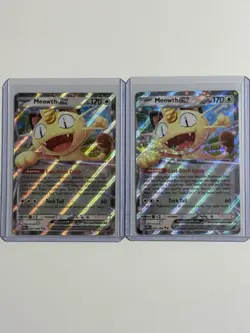 2 COUNT Pokemon TCG Meowth EX Perfect Order 62/88 Near Mint - Image 1
