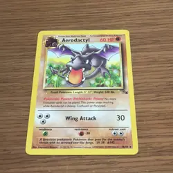 Aerodactyl Fossil #16/62 Rare WOTC Pokemon 1999 LP - Image 1