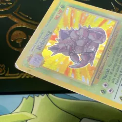 Nidoking 11/102 Base Set Unlimited Rare Pokemon TCG Holo HP DMG - Image 4