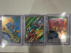 Pokemon 30th Anniversary First Partner Pack Charmander 38 Squirtle 39 Bulbasaur - Image 1