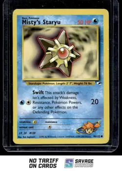 2000 Pokemon Gym - Heroes Misty’s Staryu #90/132 - Image 1