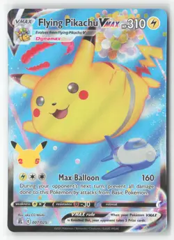 #Flying Pikachu VMAX #007/025 Ultra Rare,Holo Near Mint or Better Pokemon - Image 1