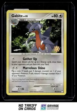 2007 Pokemon Diamond & Pearl - Mysterious Treasures CNTDWN Snow Flake Gabite - Image 1