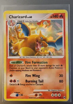Pokemon TCG Arceus Charizard Lv. 60 1/99 MP Cracked Ice Holo Rare - Image 1