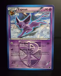 Pokemon TCG - ESPEON - 48/116 - RARE - BLACK & WHITE: PLASMA FREEZE 2013 - MP/LP - Image 1