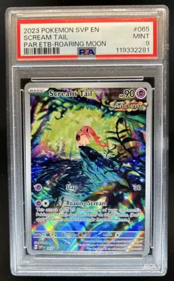 2023-25 Pokemon SV Black Star Promos - SVP EN Scream Tail #065 PSA 9 - Image 1