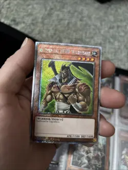 Yu-Gi-Oh! Elemental Hero Wildheart RA03-EN157 Platinum Secret Rare 1st Edition - Image 1