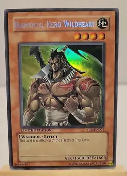 Elemental Hero Wildheart GSE-EN001 - Limited Edition - Super Rare - MP - Image 1